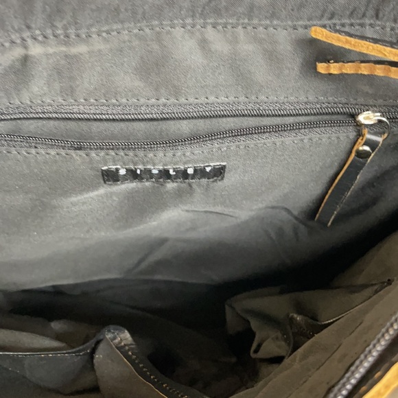 SISILY 100% LEATHER ADJUSTABLE BLACK STUDDED BAG - Picture 6 of 15